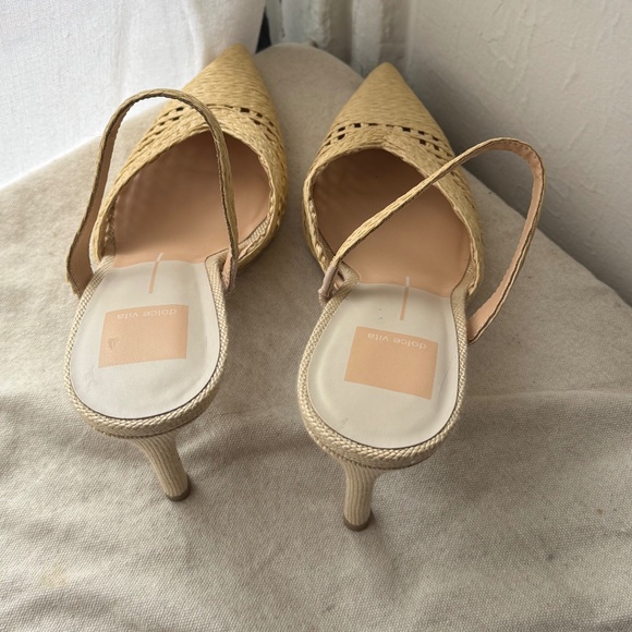 Raffia Dolce Vita Heels - Picture 3 of 7